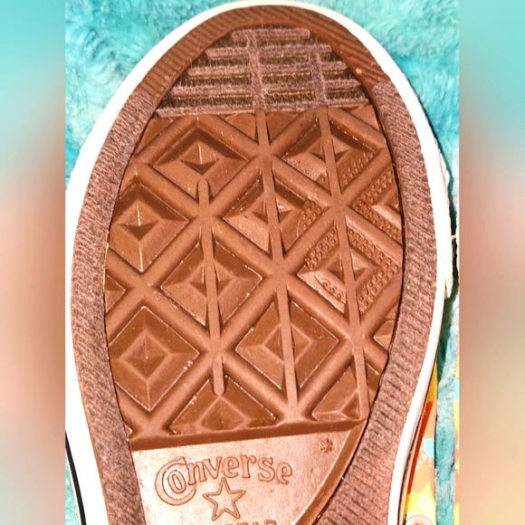 Hard to Find Converse CT Loop 2-Knot Girls Sz 4 Yellow Canvas All-Stars - Picture 3 of 13